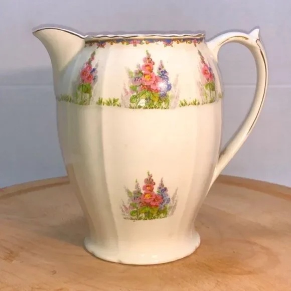 Vintage Alfred Meakin Pitcher 1930's (Tunstall) Ltd in "Floral Spray" Porcelain - Picture 3 of 7
